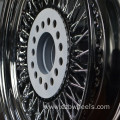 24x9 24x10 Chrome Silver Wire Wheel Rim